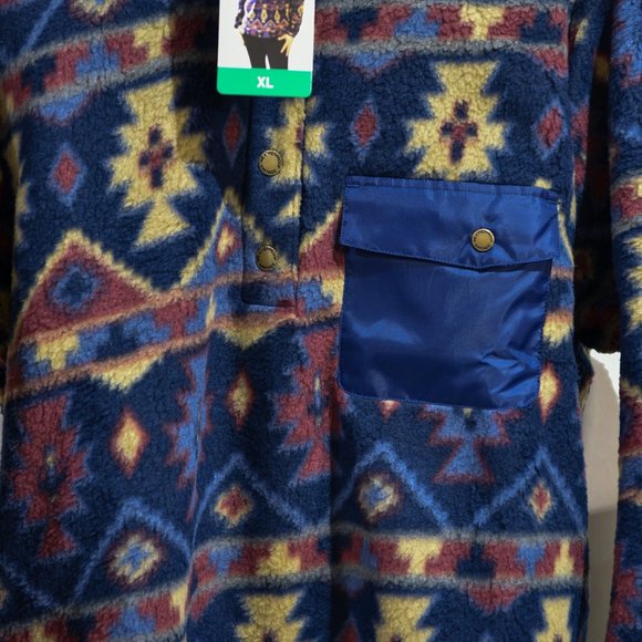 BLUE Weatherproof Vintage Ladies’ Printed Fleec - Picture 2 of 5